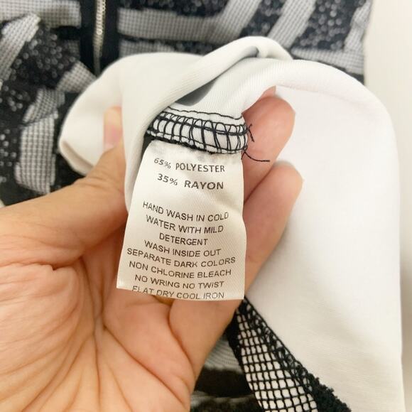 Hannah Banana Stripe Fit And Flare Dress Size 12 - Picture 3 of 5